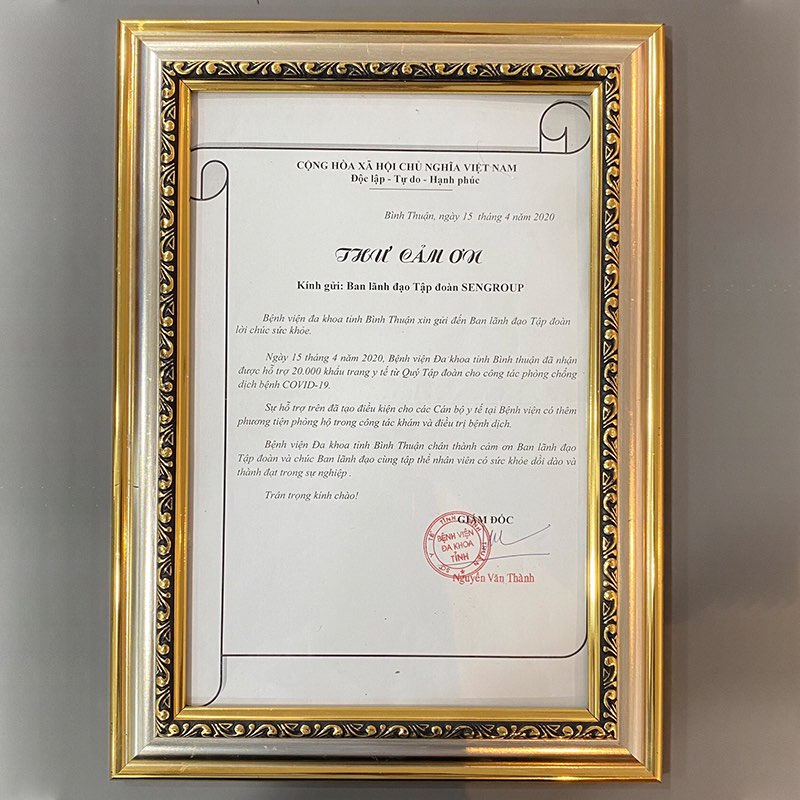 SENGROUP HAS SUPPORTED 20,000 MEDICAL FACEMASKS FOR THE COVID-19 PANDEMIC PREVENTION.